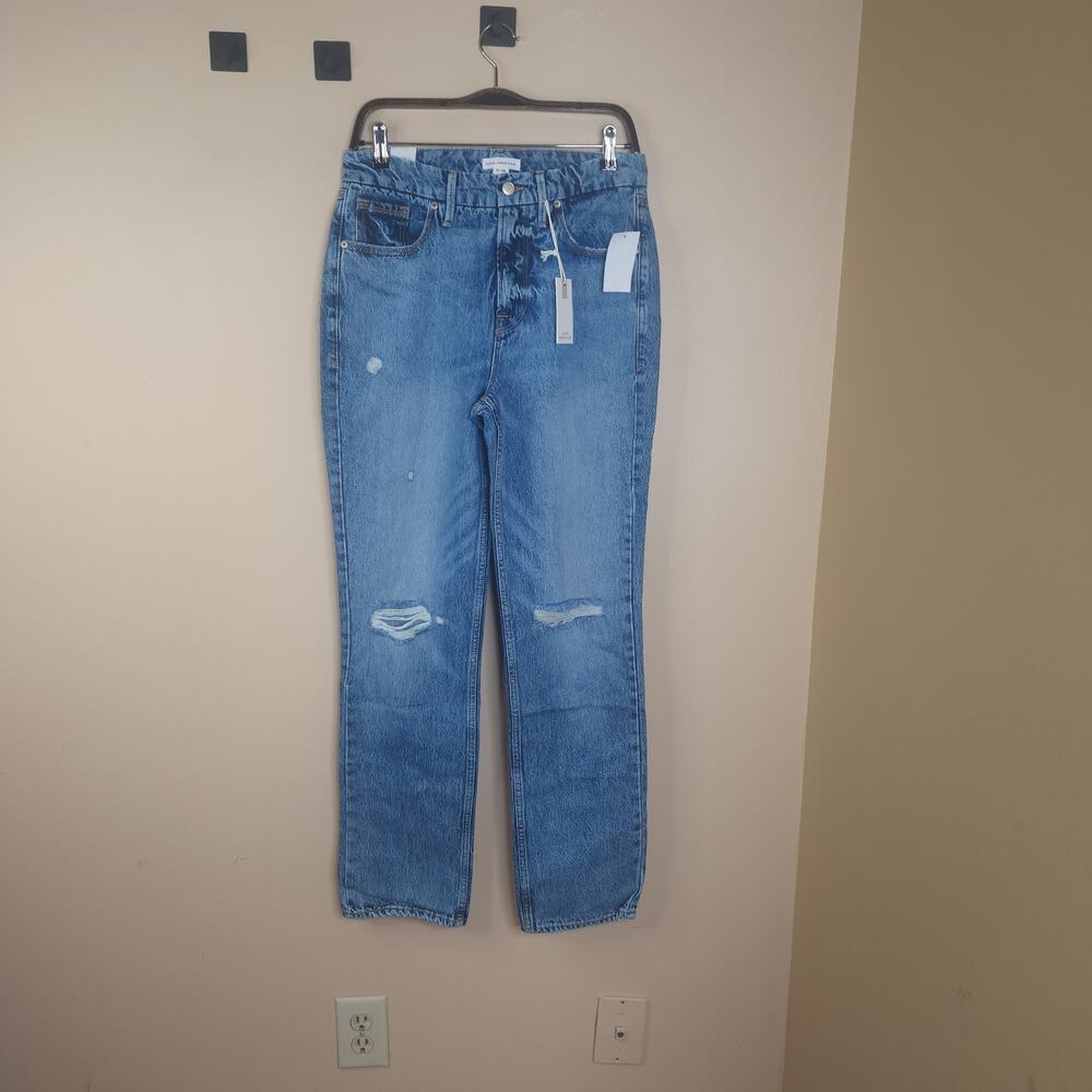 Good American Good '90s Icon Medium Wash Size 8/29